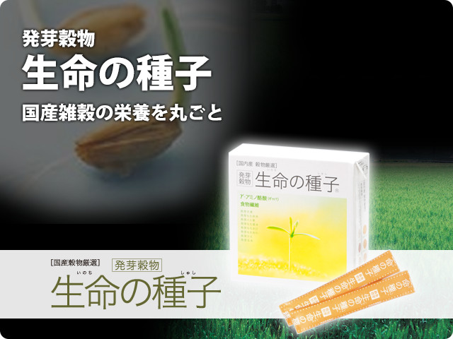 発芽穀物生命の種子