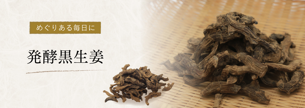 めぐりある毎日に 発酵黒生姜