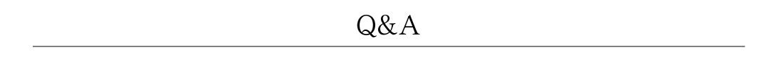 Q&A