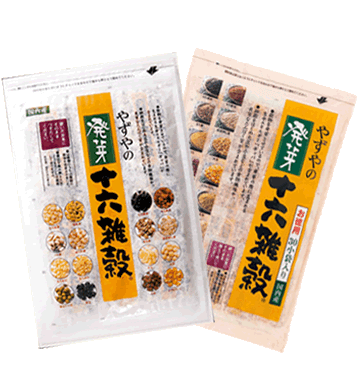 やずやの発芽十六雑穀おまとめセット レギュラーサイズ 25g×15小袋入り×1個、お徳用サイズ 25g×30小袋入り×1個