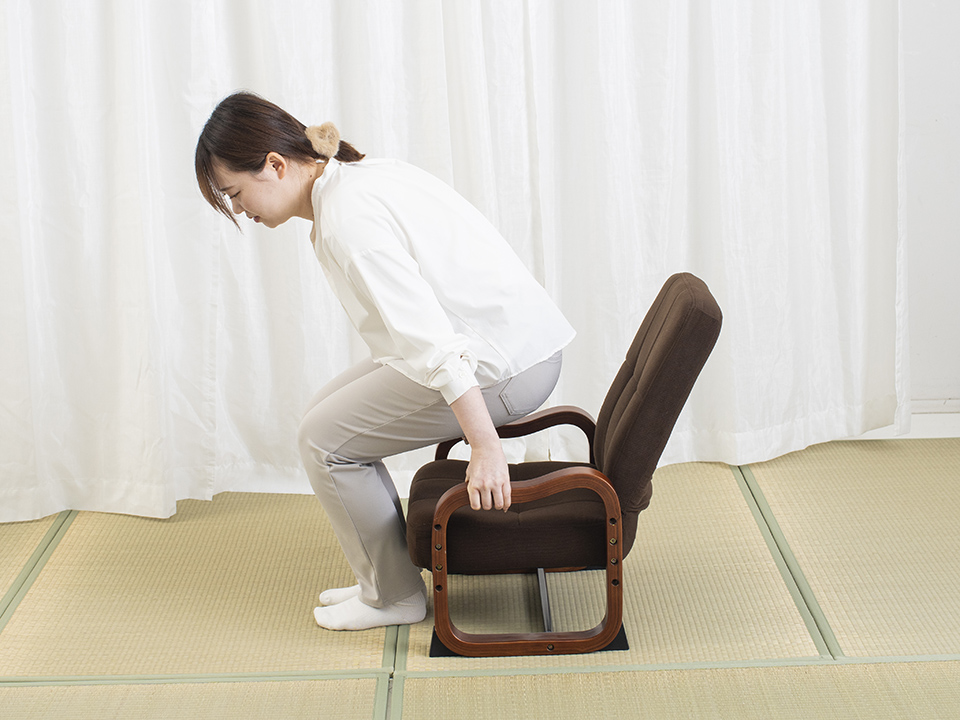 やさしい座椅子