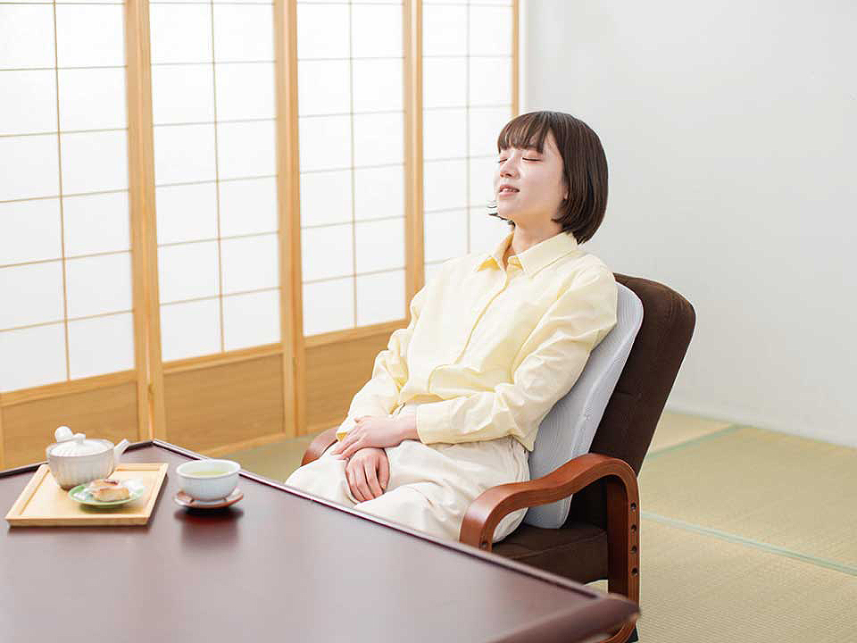 実はこっそりマッサージしてるんです。