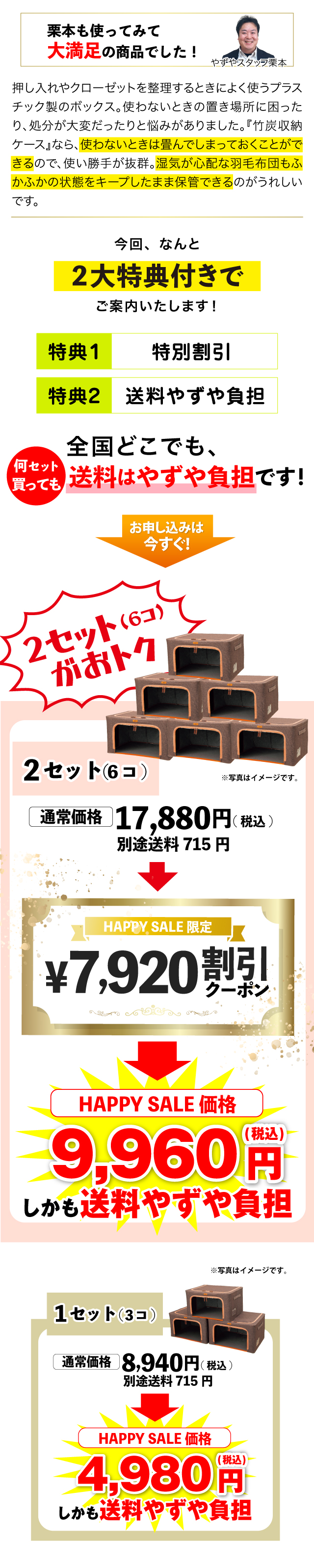 竹炭収納ケース