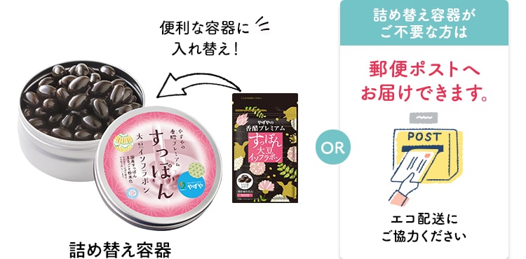 便利な容器に入れ替え！