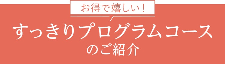 すっきりプログラムコースのご紹介