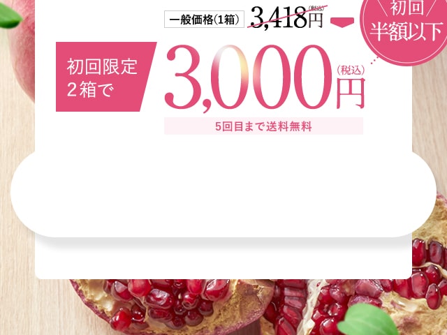 [初回限定2箱で]3,000円(税込)
