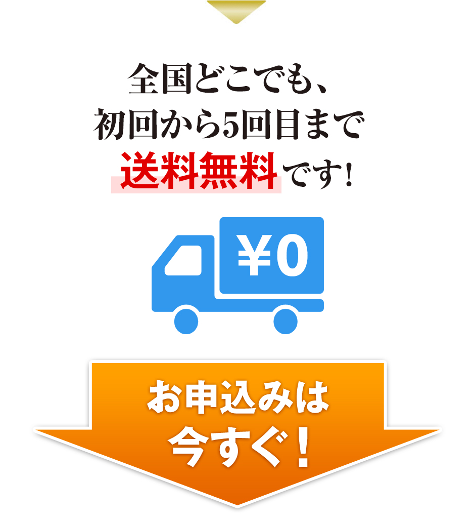 もちろん、全国どこでも、送料無料です！お申込みは今すぐ！