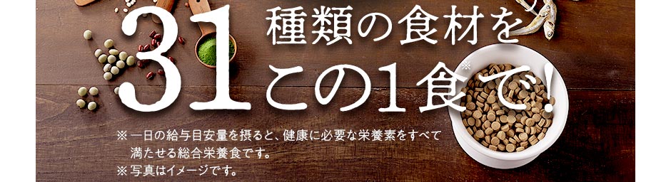 31種類の食材をこの1食で！