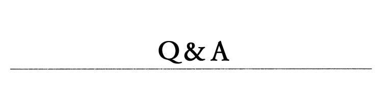 Q&A