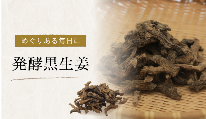 めぐりある毎日に 発酵黒生姜